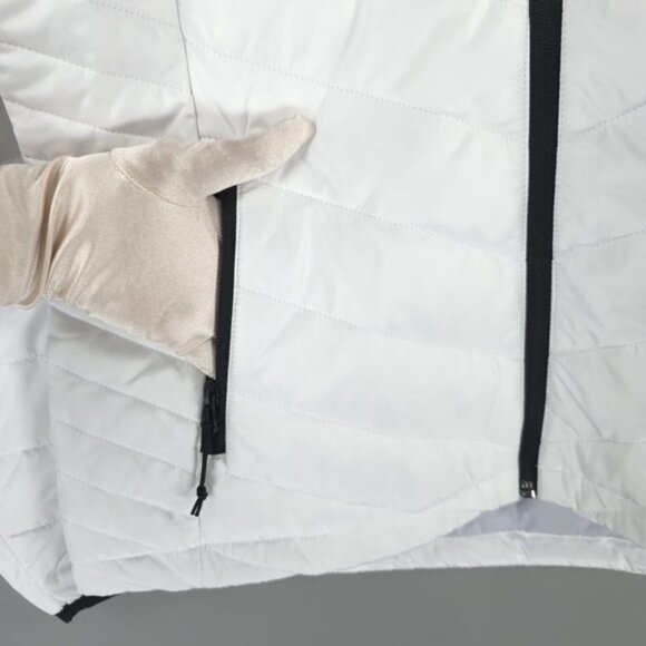 NWT FREE COUNTRY‎ Full Zip White Outside Jacket w/Pockets 513LOF2220 Size M - Picture 8 of 12